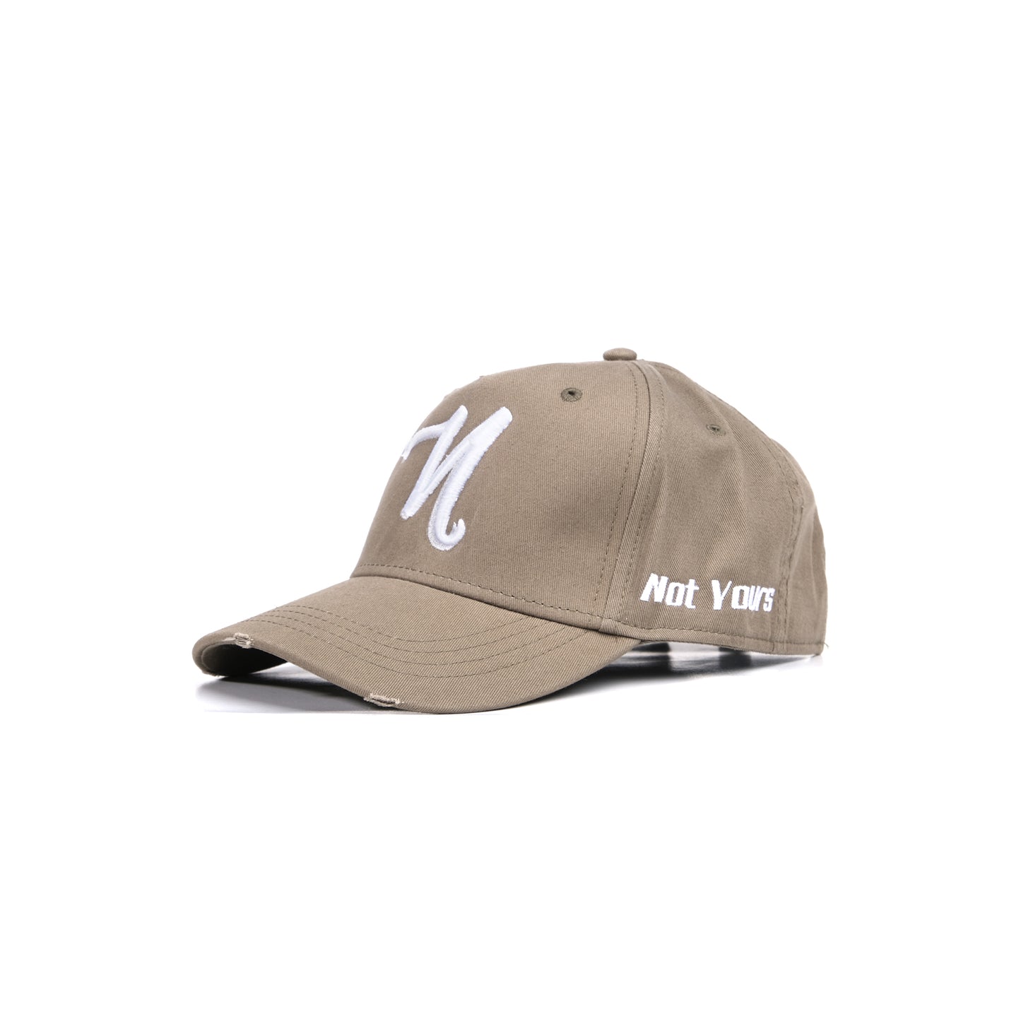 The Distressed Cap - OLIVE GREEN