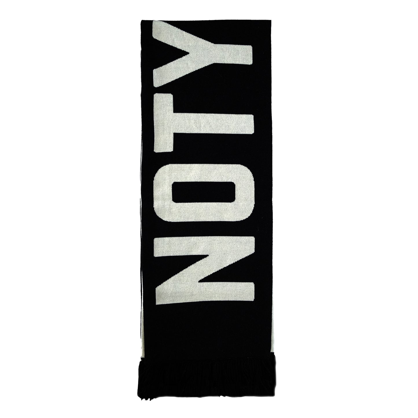 NOTYOURS SCARF - BLACK / IVORY