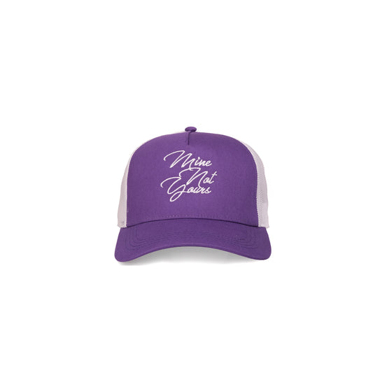 Trucker Cap Mine Not Yours - Purple