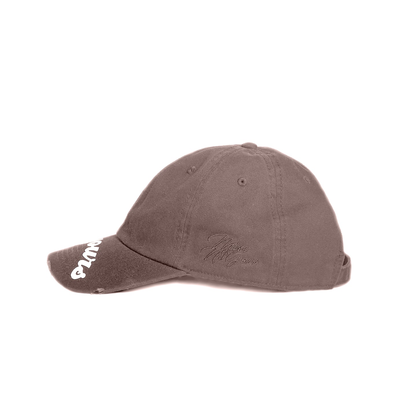 The Distressed Dad Cap - Grey