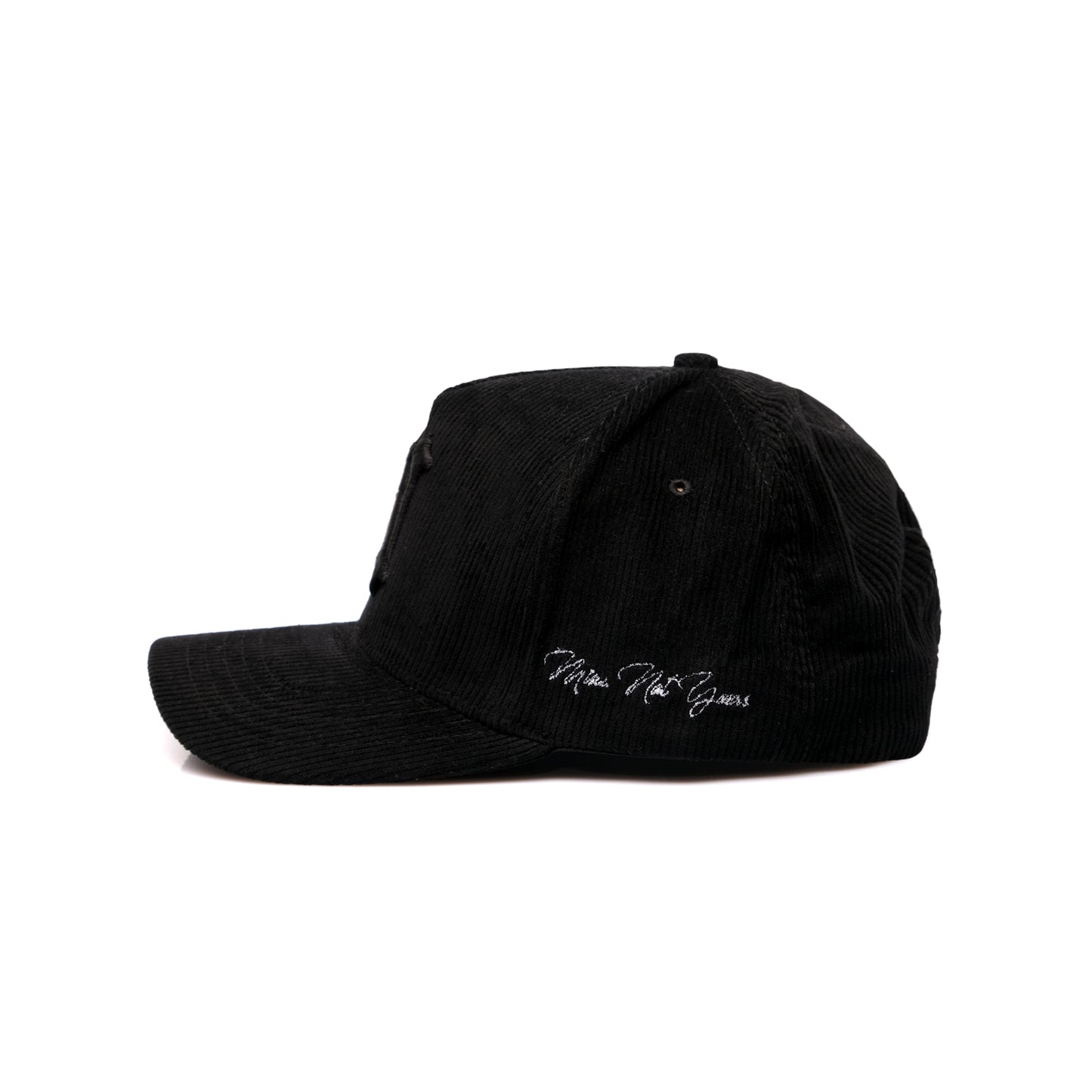 Corduroy Baseball Cap - Black