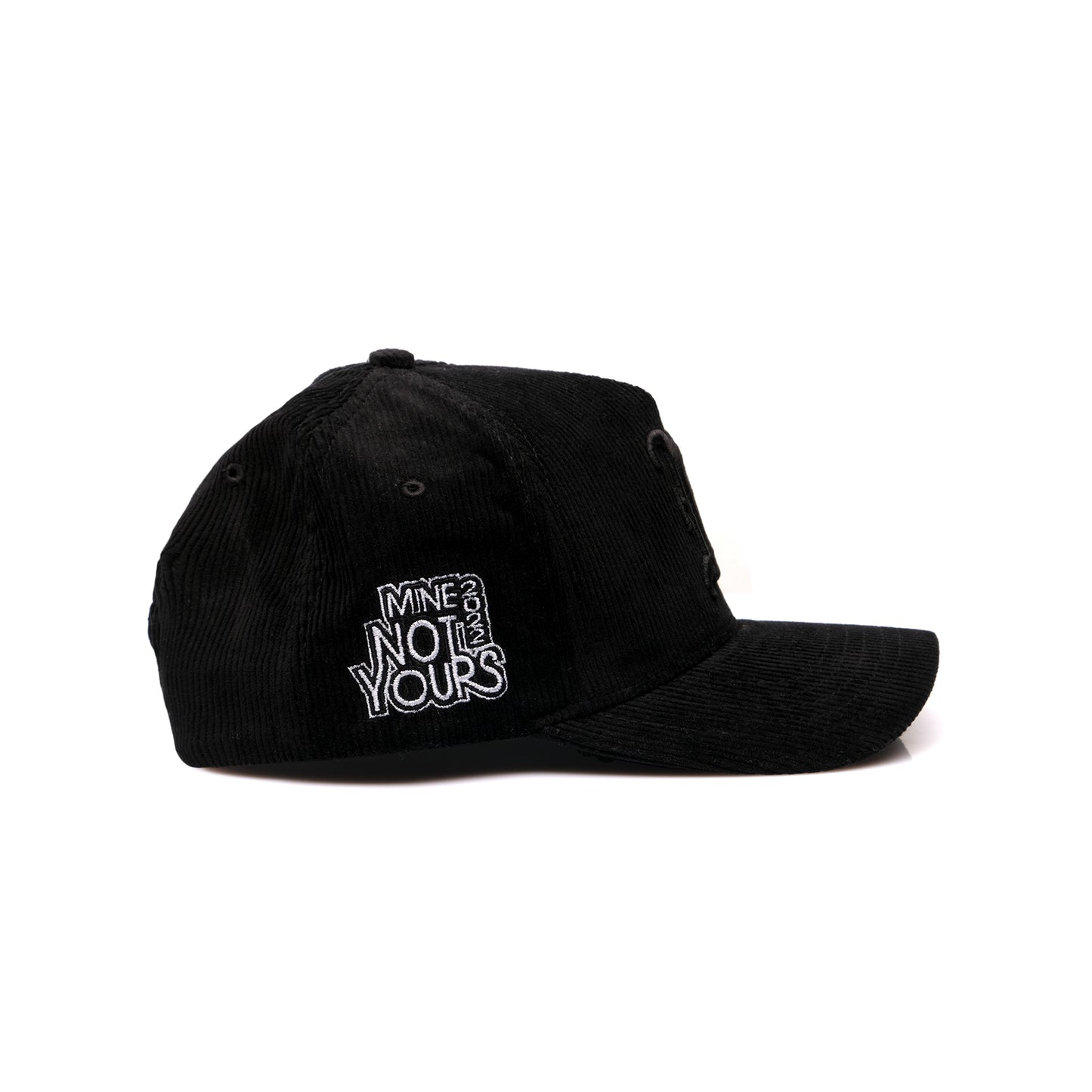 Corduroy Baseball Cap - Black