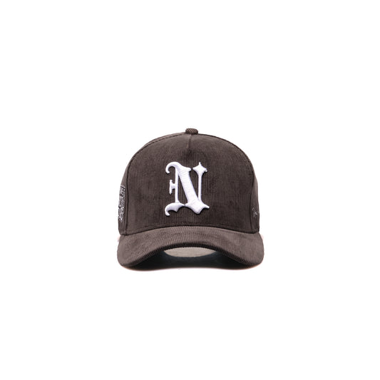 Corduroy Baseball Cap - Grey