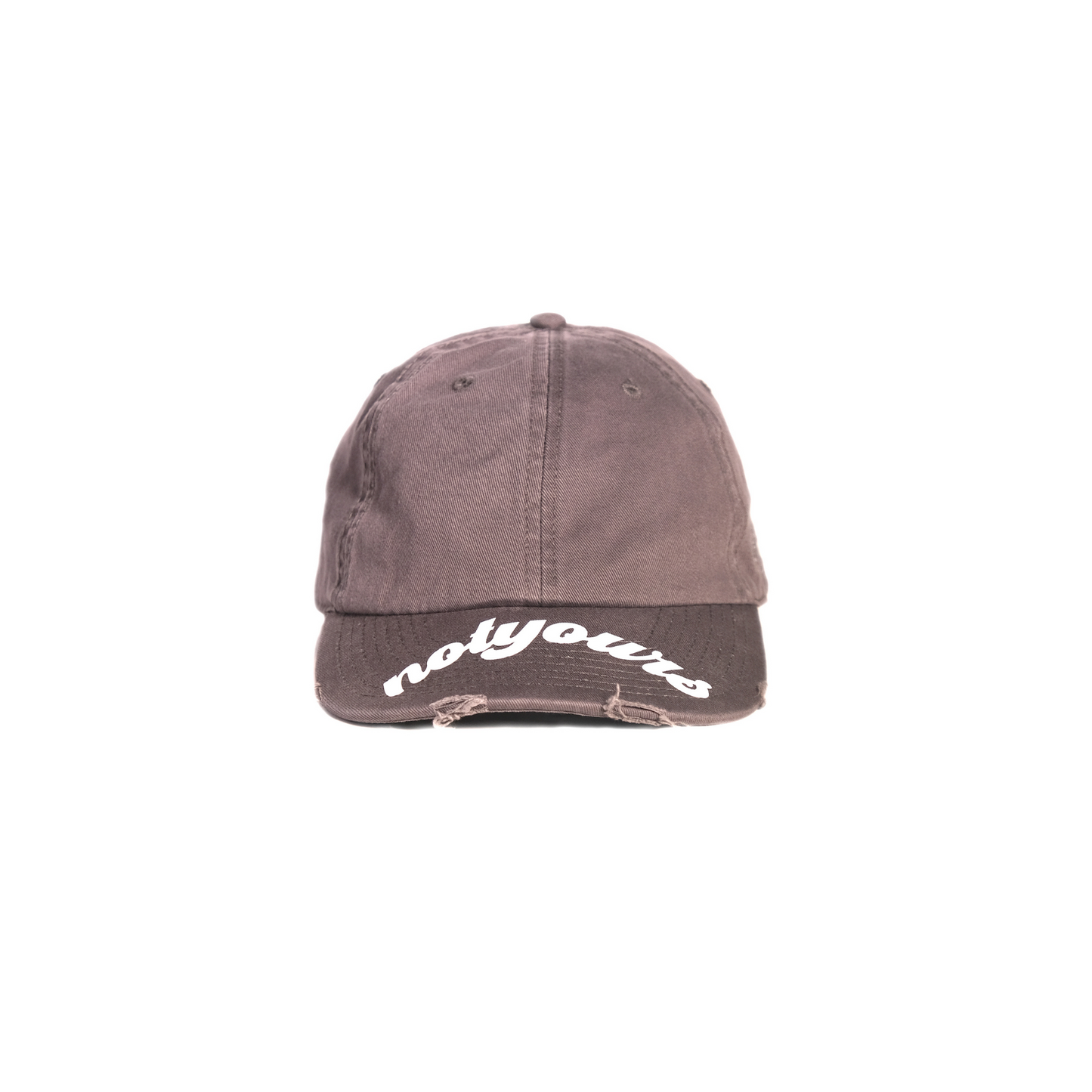 The Distressed Dad Cap - Grey