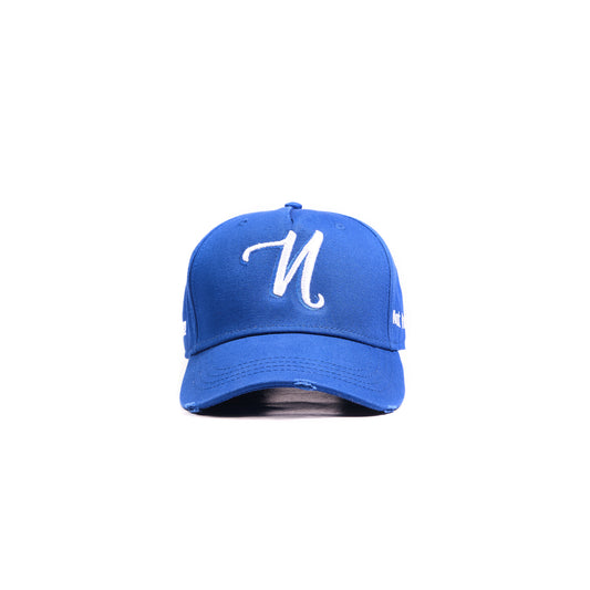 The Distressed Cap - Royal Blue