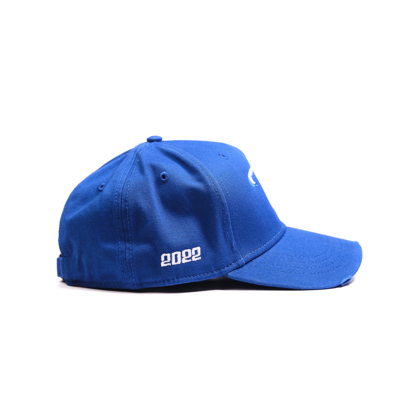 The Distressed Cap - Royal Blue