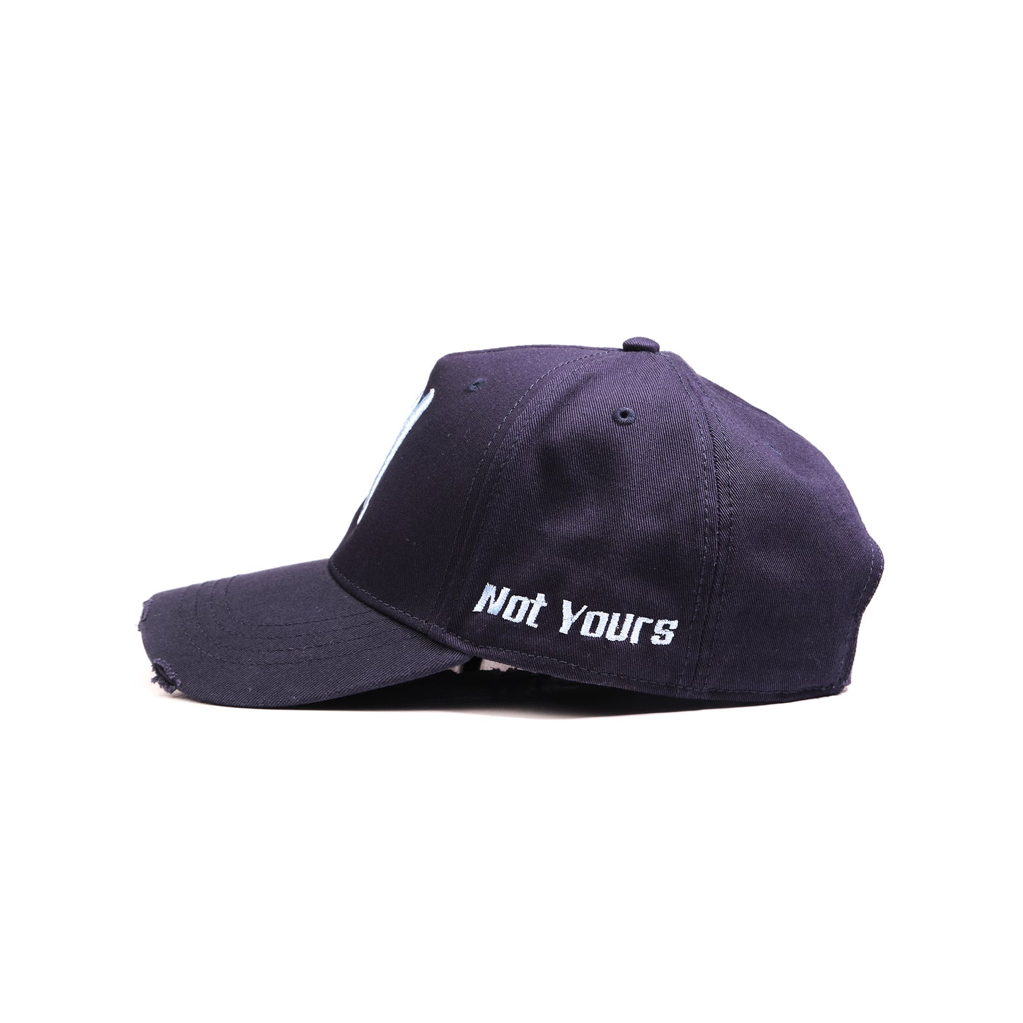 The Distressed Cap - Navy Blue