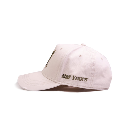 The Distressed Cap - Cream