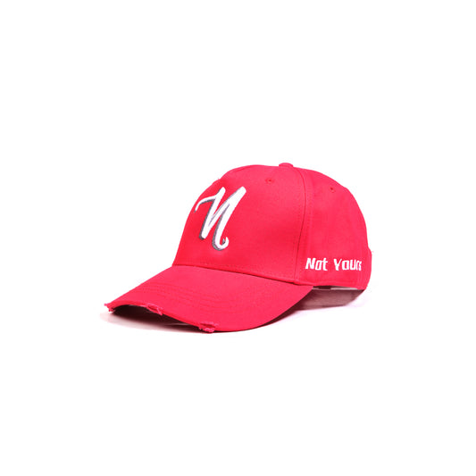 The Distressed Cap - Red