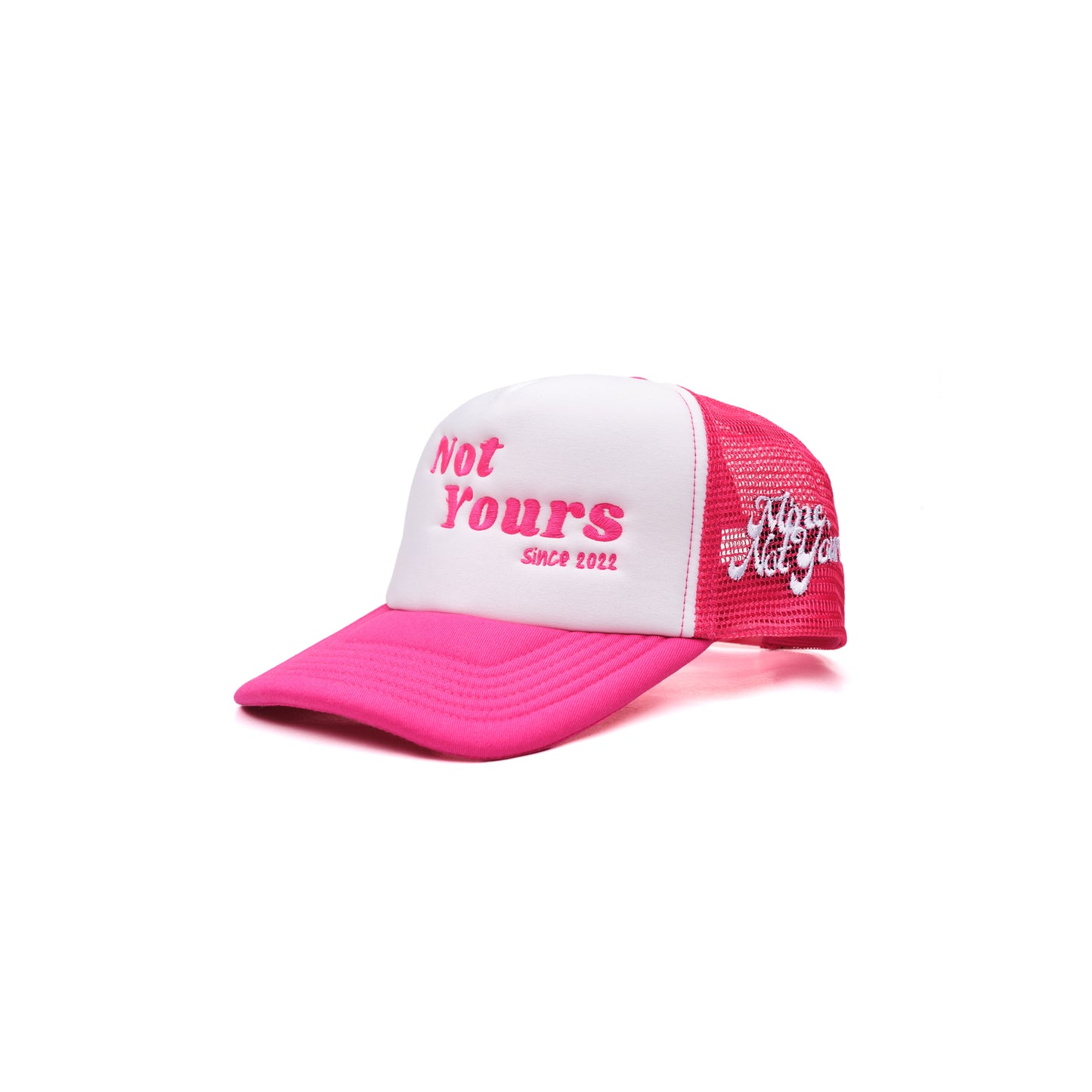 The Trucker Cap - Pink White