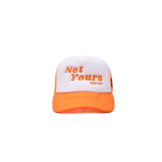 The Trucker Cap - Orange White