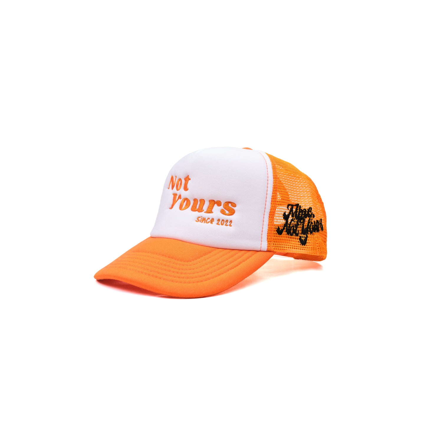 The Trucker Cap - Orange White