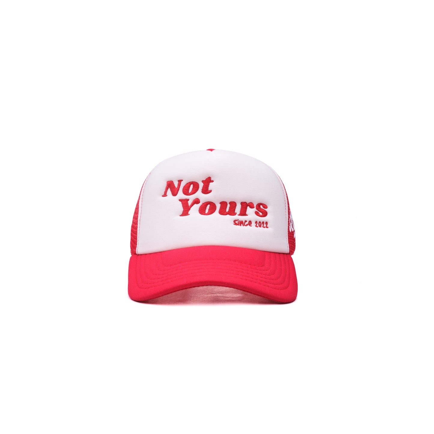 The Trucker Cap  - Red White